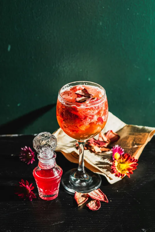 Strawberry Rose Spritz